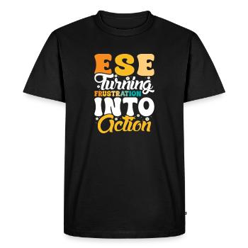 Cadeaux pour les enseignants ESE - T-shirt Premium bio Homme - noir - Devant - Nico (187cm)