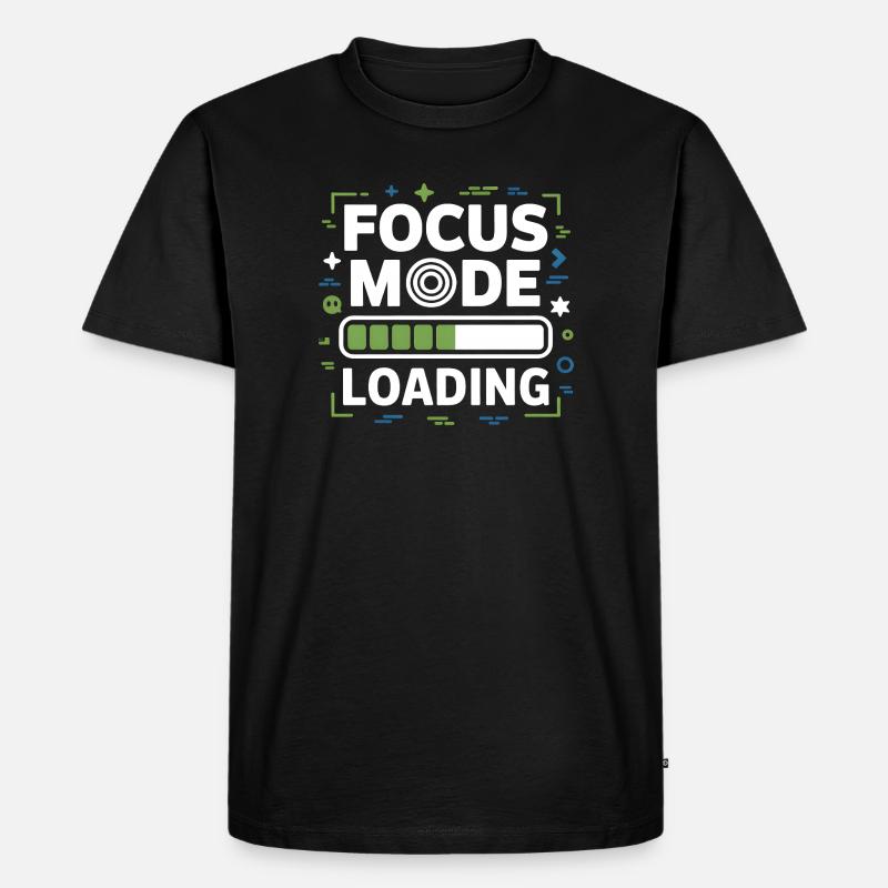 Focus Mode Loading ADHS Chaos - Männer Premium Bio T-Shirt - Schwarz