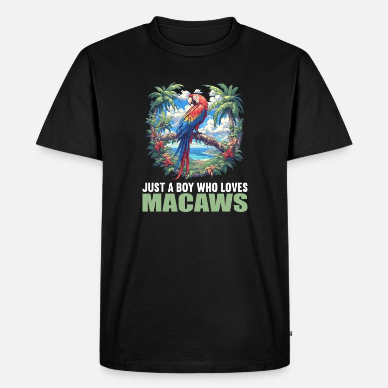 Aras Ara - Männer Premium Bio T-Shirt - Schwarz