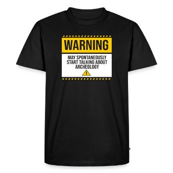archéologie - T-shirt Premium bio Homme - noir - Devant - Nico (187cm)