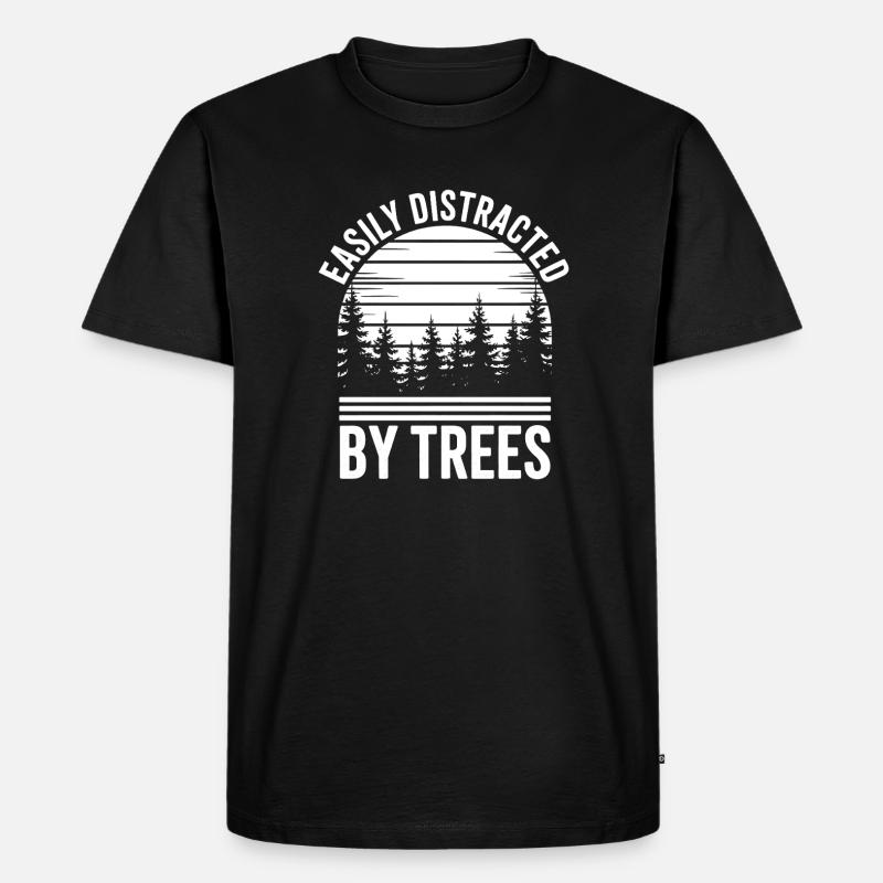 Bäume Sprüche Baum Lustiges Bäume Geschenk - Männer Premium Bio T-Shirt - Schwarz