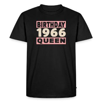 Motard 60 ans 1966 Anniversaire - T-shirt Premium bio Homme - noir - Devant - Nico (187cm)