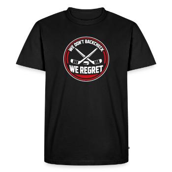 Beer League Hockey Funny Hockey Players Team Humor - Men's Premium Organic T-Shirt - black - Front - Nico (187cm)