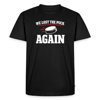 Beer League Hockey Funny Hockey Players Team Humor - Men's Premium Organic T-Shirt - black - Front - Nico (187cm)