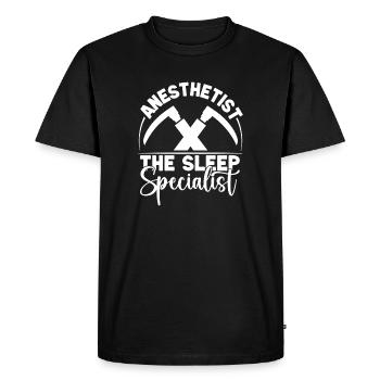 Anesthesiologist The Sleep Specialist Anesthesia - Men's Premium Organic T-Shirt - black - Front - Nico (187cm)