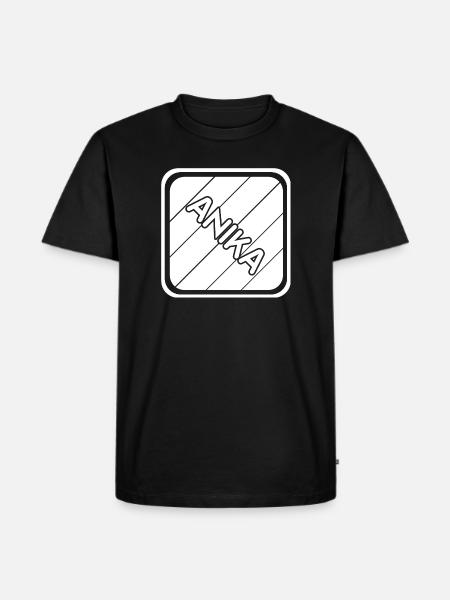 Anika as a first name - Men's Premium Organic T-Shirt - black