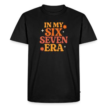 Dans mon mème d’humour italien de la pourriture cervementale de l’ère 67 des Six Sept - T-shirt Premium bio Homme - noir - Devant - Nico (187cm)