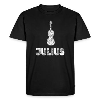 Conception - T-shirt Premium bio Homme - noir - Devant - Nico (187cm)