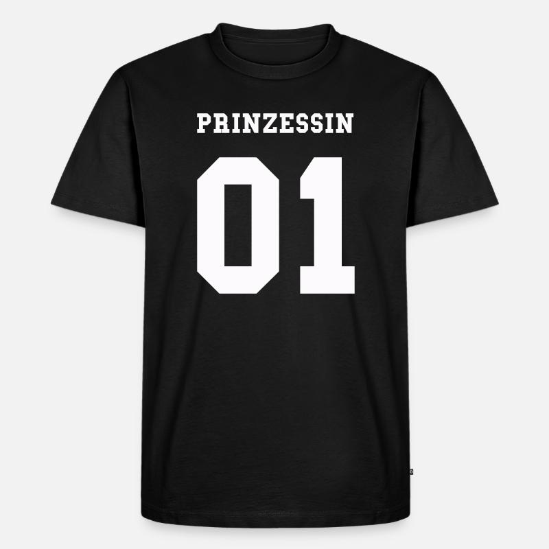 prinzessin_01- - Männer Premium Bio T-Shirt - Schwarz