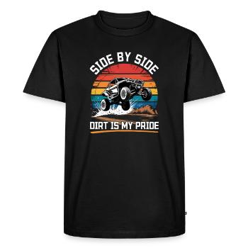 UTV Off Road 4 Wheeler Side by side - Men's Premium Organic T-Shirt - black - Front - Nico (187cm)