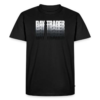 Day Trader Stock Market Stock Market Trader - Men's Premium Organic T-Shirt - black - Front - Nico (187cm)
