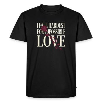 Romance romantique vampirique gothique sombre - T-shirt Premium bio Homme - noir - Devant - Nico (187cm)
