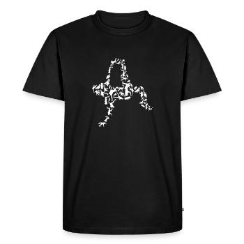 Breakdancers - T-shirt Premium bio Homme - noir - Devant - Nico (187cm)
