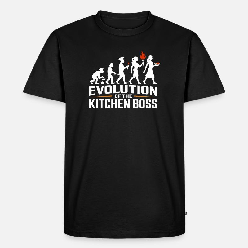 Chef Evolution - Men's Premium Organic T-Shirt - black