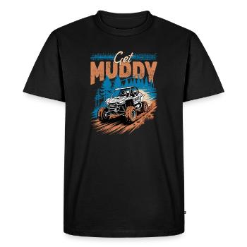 UTV Off Road 4 Wheeler Side by side - Men's Premium Organic T-Shirt - black - Front - Nico (187cm)