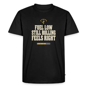 Simulateur de camion Simulateur de camion Simulation de camionneur Long Haul - T-shirt Premium bio Homme - noir - Devant - Nico (187cm)