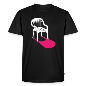 Monobloc – des classiques du design pour toutes les occasions - T-shirt Premium bio Homme - noir - Devant - Nico (187cm)
