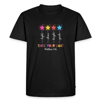Enfants chrétiens Armor Of God - T-shirt Premium bio Homme - noir - Devant - Nico (187cm)