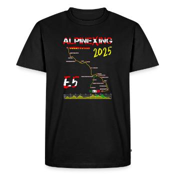E5 Oberstdorf Merano 2025 - T-shirt Premium bio Homme - noir - Devant - Nico (187cm)