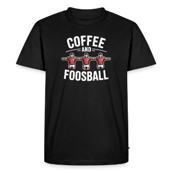 Évolution du Foot de table Baby-foot Drôle Baby-foot - T-shirt Premium bio Homme - noir - Devant - Nico (187cm)