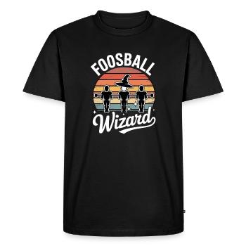 Évolution du Foot de table Baby-foot Drôle Baby-foot - T-shirt Premium bio Homme - noir - Devant - Nico (187cm)