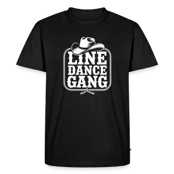 Western Dance Gang - Men's Premium Organic T-Shirt - black - Front - Nico (187cm)