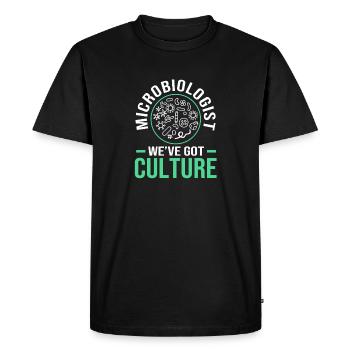Microbiology Biology Biological Science - Men's Premium Organic T-Shirt - black - Front - Nico (187cm)