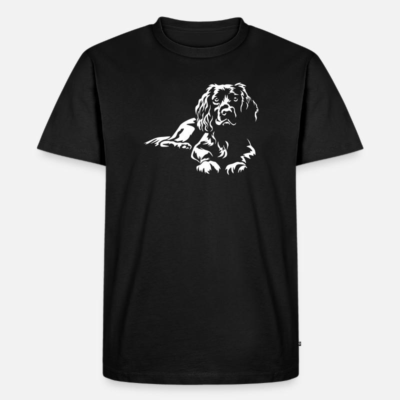 Boykin Spaniel "Black Edition" - Männer Premium Bio T-Shirt - Schwarz