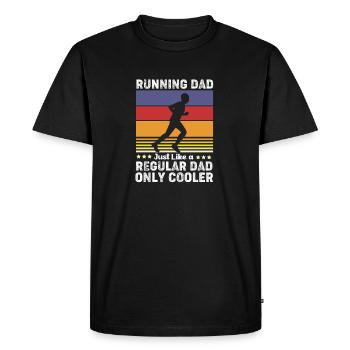Marathon Semi-marathon Marathonien - T-shirt Premium bio Homme - noir - Devant - Nico (187cm)