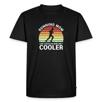 Marathon Semi-marathon Marathonien - T-shirt Premium bio Homme - noir - Devant - Nico (187cm)
