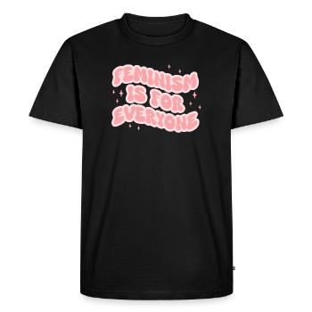 Le féminisme est pour tout le monde - T-shirt Premium bio Homme - noir - Devant - Nico (187cm)