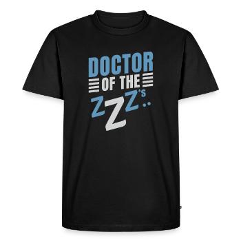Anesthésiste Docteur en anesthésie ZZZ - T-shirt Premium bio Homme - noir - Devant - Nico (187cm)