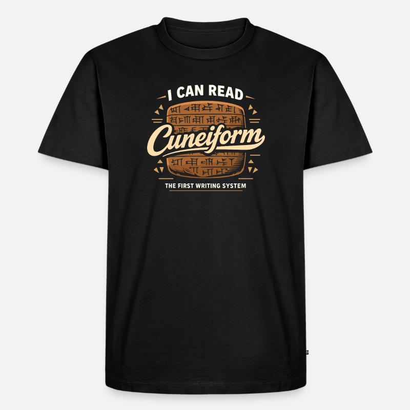 Altes Mesopotamien, Sumerisches - Männer Premium Bio T-Shirt - Schwarz