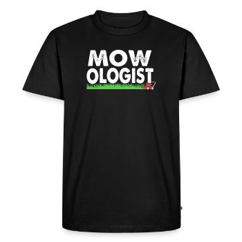 Lawn (meadow) Lawn mower - Men's Premium Organic T-Shirt - black - Front - Nico (187cm)