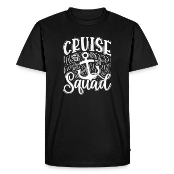Escouade de croisière - T-shirt Premium bio Homme - noir - Devant - Nico (187cm)
