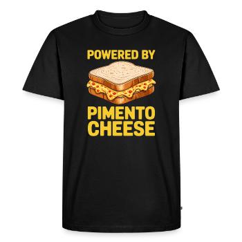 Sandwichs au fromage piment Cadeaux de golf - T-shirt Premium bio Homme - noir - Devant - Nico (187cm)