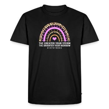 Ivf Retrieval Day Fertilization Test Tube - Men's Premium Organic T-Shirt - black - Front - Nico (187cm)