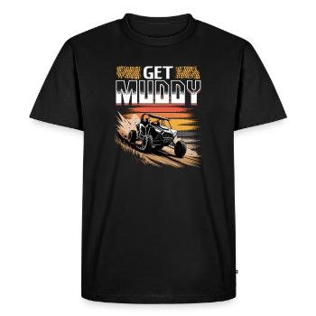 UTV Off Road 4 Wheeler Side by side - Men's Premium Organic T-Shirt - black - Front - Nico (187cm)
