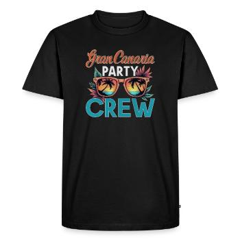 Équipage de Gran Canaria - T-shirt Premium bio Homme - noir - Devant - Nico (187cm)