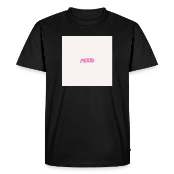 "MOOD" Graphic Tee Design - T-shirt Premium bio Homme - noir - Devant - Nico (187cm)
