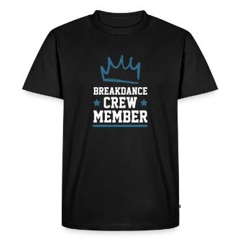 Équipe de breakdance - T-shirt Premium bio Homme - noir - Devant - Nico (187cm)