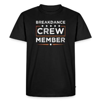 Équipe de breakdance - T-shirt Premium bio Homme - noir - Devant - Nico (187cm)