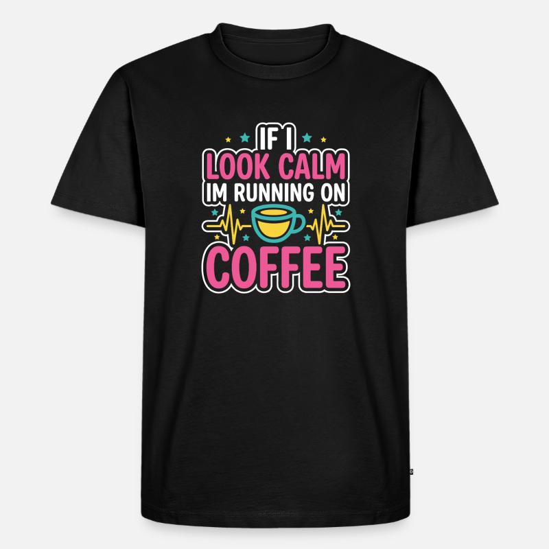 Nachtschicht-krankenschwester, Müde - Männer Premium Bio T-Shirt - Schwarz