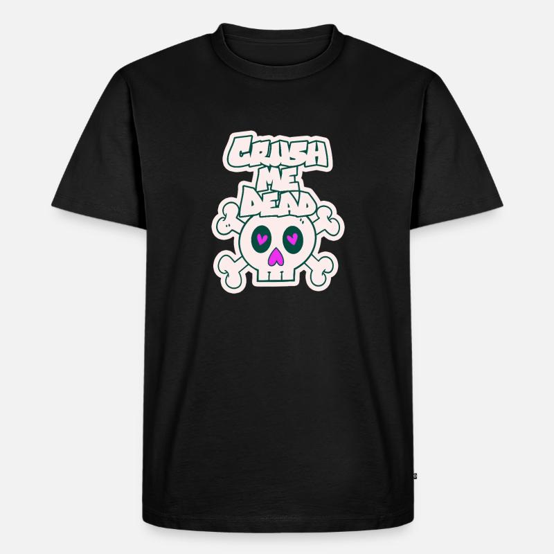 Zerquetsche mich zu Tode - Männer Premium Bio T-Shirt - Schwarz