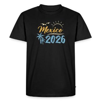 Mexique 2026 - T-shirt Premium bio Homme - noir - Devant - Nico (187cm)