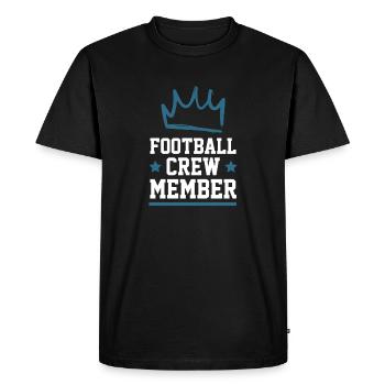 Équipe de football - T-shirt Premium bio Homme - noir - Devant - Nico (187cm)
