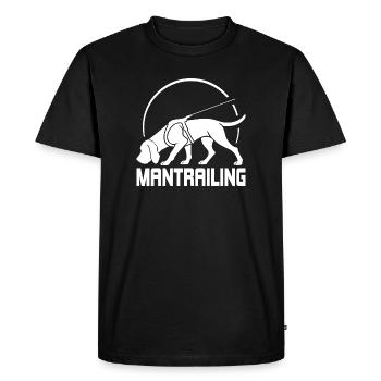 Bloodhound Mantrailing Dog Sports Dogs Wilsigns - Men's Premium Organic T-Shirt - black - Front - Nico (187cm)