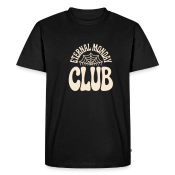 Eternal Moon Club - Men's Premium Organic T-Shirt - black - Front - Nico (187cm)