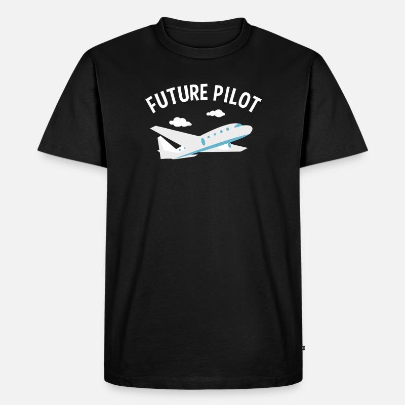 Futur Pilot Tee - T-shirt Premium bio Homme - noir