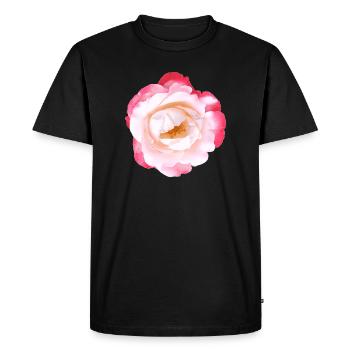 Rose - Men's Premium Organic T-Shirt - black - Front - Nico (187cm)